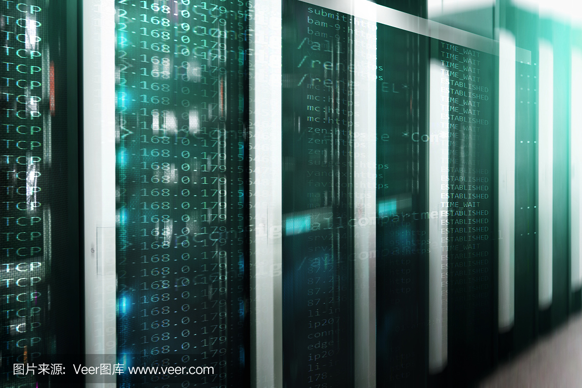 數(shù)據中心,服務器室。網絡互聯(lián)網和網絡通信技術、大數(shù)據存儲和云計算等計算機服務的經營理念。